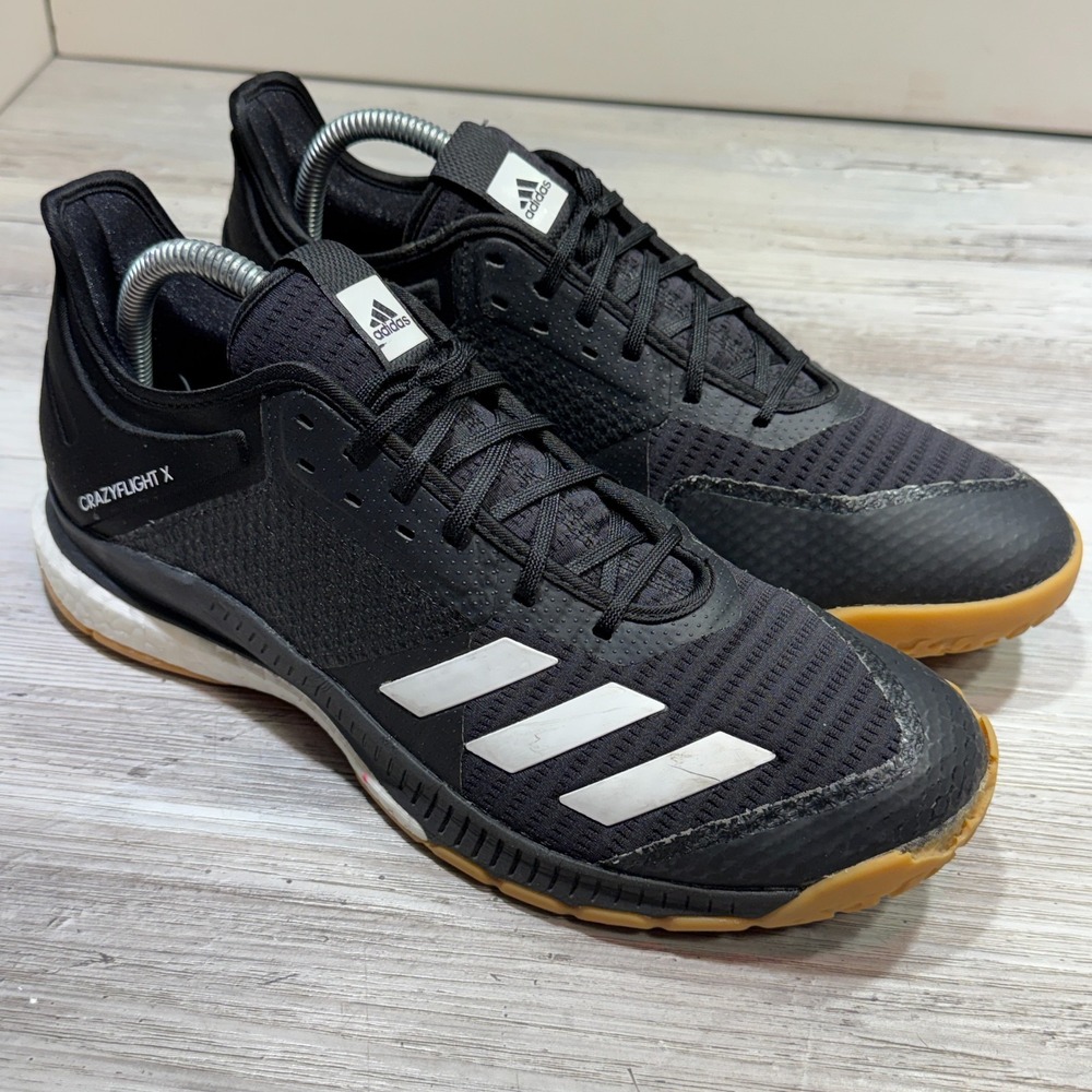Adidas Crazyflight X 3 Volleyball Shoes Black Gum D97832 Women's 9.5